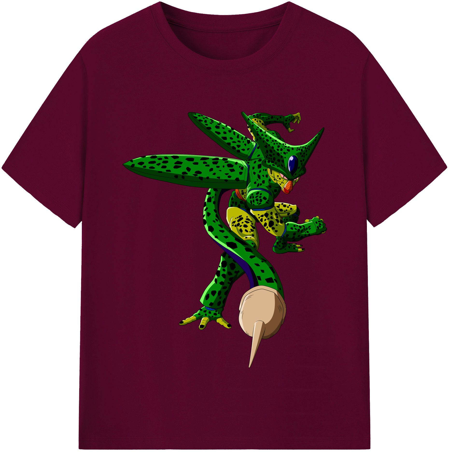 （画像用） ドラゴンボール セル DRAGON BALL Cell レディースカジュアルプリントTシャツ（綿100％）